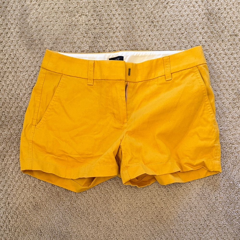 J. Crew Mustard Women's Bermudas